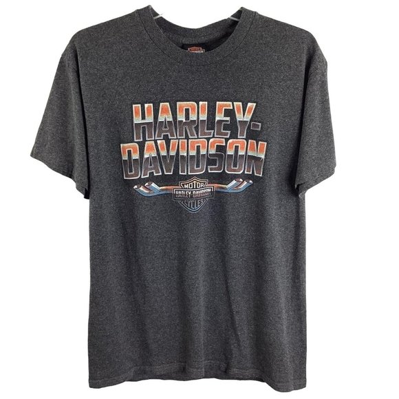 Harley Davidson Gray Alcatraz San Francisco California T-shirt - Picture 1 of 3